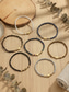 voordelige Damesarmband-Damesarmbandenset in bohemian stijl met kralen, kleurrijke elastische armbanden van hars met hartvormige hanger, stapelbare sieraden in verschillende kleuren voor vrouwen, perfect voor dagelijks gebruik, vakantie, strand en feestjes.
