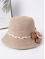 abordables Chapeaux pour femmes-Chapeau de soleil bohème pliable en paille pour femme – casquette de plage légère et respirante en polyester avec nœud fleuri, disponible en plusieurs couleurs pour les vacances d'été, le quotidien et les voyages.