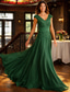 preiswerte Bodenlänge-A-Linie Bodenlang Kleid für Hochzeitsgäste Abendkleid Brautmutterkleid Ärmellos V Ausschnitt Elegant Einfach Formell Hochzeitsgast Formeller Abend Chiffon mit Einfarbig
