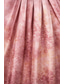 cheap Cocktail Dresses-A-Line Tea Length Cocktail Dresses Wedding Guest Dresses Elegant Sleeveless V Neck Garden Party Formal Satin with Floral Print Pleats Ruched