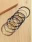 voordelige Damesarmband-Damesarmbandenset in bohemian stijl met kralen, kleurrijke elastische armbanden van hars met hartvormige hanger, stapelbare sieraden in verschillende kleuren voor vrouwen, perfect voor dagelijks gebruik, vakantie, strand en feestjes.