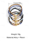 voordelige Damesarmband-Damesarmbandenset in bohemian stijl met kralen, kleurrijke elastische armbanden van hars met hartvormige hanger, stapelbare sieraden in verschillende kleuren voor vrouwen, perfect voor dagelijks gebruik, vakantie, strand en feestjes.