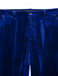 abordables Fiesta de cena-De los hombres Smoking Trajes Fiesta Azul verde Negro Primavera, Otoño, Invierno, Verano Traje Muesca Solapa de Pico Moda Casual Color sólido Ajustado Juego de 2 piezas Recto 2 botones