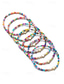 voordelige Damesarmband-Damesarmbandenset in bohemian stijl met kralen, kleurrijke elastische armbanden van hars met hartvormige hanger, stapelbare sieraden in verschillende kleuren voor vrouwen, perfect voor dagelijks gebruik, vakantie, strand en feestjes.