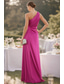 baratos Vestidos de noite tipo tubinho-Tubinho Longo Vestido de convidada de casamento Vestido formal Vestido de noite Vestidos de baile Elegante Sem Manga Assimétrico Baile de Formatura Formal Cetim com Cor Única