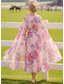 halpa Teen pituus-A-linja Polven yli Häävieraspuku Muodollinen mekko Derby-mekko Morsiammen äidin asu Hihaton Tiukka pyöreä kaula-aukko Tyylikäs Pastelli Muodollinen Kentucky Derby Puolivirallinen Sifonki kanssa