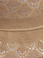voordelige Dameshoeden-Opvouwbare zonnehoed voor dames, lichtgewicht polyester, boho-stijl, meerkleurig, ademend en opvouwbaar, perfect voor vakantie, reizen, strand en dagelijks gebruik.