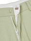 preiswerte Hochzeitsanzüge-Beigefarbener Leinenanzug für Herren, 3-teilig, Slim Fit – ideal für sommerliche Strandhochzeiten, leichter, atmungsaktiver Blazer mit Weste und Hose, 2-Knopf-Verschluss, erhältlich in Blau, Grün und Rosa.