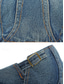 abordables Chapeaux pour hommes-Béret gavroche vintage pour homme en denim de coton délavé, casquette plate multicolore ajustable, style Gatsby rétro décontracté, idéal au quotidien, en voyage, en vacances et pour les loisirs en plein air.
