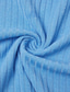 abordables Polo Classique pour Hommes-Homme Haut en Tricot Côtelé Texturé Occasionnel Travail Revers Manche Courte Basique Moderne Uni Boutons Tricoté Printemps &amp; Été Bleu Blanche Jaune Vin bleu marine Haut en Tricot Côtelé