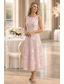 economico Set di abiti per la mamma-Due Pezzi Linea ad A Set di Abiti Lunghezza alla caviglia Abito da invitata a nozze Abito da cerimonia per signora Senza Maniche Scollo a Barca Elegante Semplice Abbellito Formale Derby del Kentucky