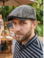 abordables Chapeaux pour hommes-Béret gavroche vintage pour homme en denim de coton délavé, casquette plate multicolore ajustable, style Gatsby rétro décontracté, idéal au quotidien, en voyage, en vacances et pour les loisirs en plein air.