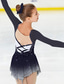 cheap Figure Skating Dresses-Figure Skating Dress Women's Girls' Ice Skating Dress Rouge Pink Purple Dark Purple Mesh Spandex High Elasticity Competition Skating Wear Handmade Classic Ice Skating Figure Skating / Rhinestone
