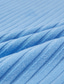abordables Polo Classique pour Hommes-Homme Haut en Tricot Côtelé Texturé Occasionnel Travail Revers Manche Courte Basique Moderne Uni Boutons Tricoté Printemps &amp; Été Bleu Blanche Jaune Vin bleu marine Haut en Tricot Côtelé