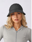 abordables Sombreros de mujer-Sombrero de mujer de poliéster con visera abierta, gorra plegable multicolor de ala ancha con gancho para las orejas, ideal para uso casual, viajes, vacaciones, playa y actividades al aire libre.