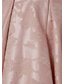 ieftine Lungimea ceaiului-Linia -A Lungimea ceaiului Rochie pentru invitata de nunta Rochie formala Rochie Derby Rochie Mama Miresei Manșon scurt De Pe Umăr Elegant Pastel Oficial Jaquard cu Pliuri