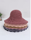 voordelige Dameshoeden-Opvouwbare zonnehoed voor dames, lichtgewicht polyester, boho-stijl, meerkleurig, ademend en opvouwbaar, perfect voor vakantie, reizen, strand en dagelijks gebruik.