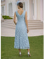 economico Set di abiti per la mamma-Due Pezzi Linea ad A Lunghezza alla caviglia Lunghezza Tè Abito da invitata a nozze Abito da cerimonia per signora Senza Maniche Manica 3/4 Scollo a V Elegante Semplice Casual Formale Ospite di nozze