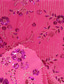 billige Ankellengde-A-linje Ankellengde Gjestekjole til bryllup Aftenkjole Kjole til brudens mor Halvlange ermer V-hals Elegant Enkel Utsmykket Formell Bryllupsgjest Kentucky Derby Chiffon med Blomstertrykk Paljett