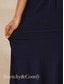 preiswerte Einfaches Kleid-Damen Maxikleid A Linie Kleid Elegant Abendgesellschaft Abschlussfeier Plissiert Normale Passform Einfarbig Ärmellos Rundhalsausschnitt Marineblau