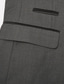 economico Festa di vacanza-Completi da matrimonio da uomo colletto a scialle nero rosa moda quotidiana unito tailored fit set da 2 pezzi monopetto un bottone