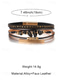 abordables Bracelet pour femme-Bracelet magnétique bohème pour femme en similicuir, plusieurs couleurs, parfait pour les vacances à la plage, le quotidien et un look bohème tendance.