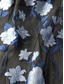 economico Lunghezza alla caviglia-Linea ad A Abito Lunghezza alla caviglia Lunghezza Tè Abito da invitata a nozze Abito da cerimonia per signora Manica 3/4 Colletto a Camicia Elegante Vintage Formale Ospite di nozze Semi-Formale