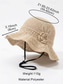 billige Damehatter-Dame bohemsk sommerhatt, pustende polyester, 3D-blomsterdekorasjon, flerfarget, solhatt med bred brem for strandferie, daglig fritidsbruk