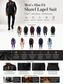 economico Festa di vacanza-Completi da matrimonio da uomo colletto a scialle nero rosa moda quotidiana unito tailored fit set da 2 pezzi monopetto un bottone
