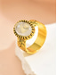 voordelige Dames ringen-Damesring in bohemian stijl van legering, goud &amp;Zilverkleurig, verkrijgbaar in verschillende maten, verstelbare pasvorm, perfect voor een strandvakantie, dagelijks casual gebruik, trendy boho-stijl