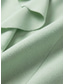 abordables Robes de cocktail-Ligne A Longueur cheville Longueur thé Robes de Cocktail Élégant Manche 3/4 Col en V Mariage Formel Poche Crêpe Extensible avec Volants