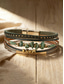 abordables Bracelet pour femme-Bracelet magnétique bohème pour femme en similicuir, plusieurs couleurs, parfait pour les vacances à la plage, le quotidien et un look bohème tendance.