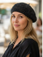 tanie Kapelusze damskie-damski beret w stylu boho, oddychający, wykonany z poliestru, dostępny w wielu kolorach, lekki kapelusz letni, idealny na wakacje na plaży, do codziennego noszenia i jako dodatek podróżny