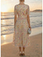 cheap Ankle Length-A-Line Dress Ankle Length Tea Length Cocktail Dress Mother of the Bride Dress Short Sleeve V Neck Elegant Luxurious Sparkle &amp; Shine Formal Wedding Guest Kentucky Derby Lace with Beading Sequin