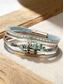 abordables Bracelet pour femme-Bracelet magnétique bohème pour femme en similicuir, plusieurs couleurs, parfait pour les vacances à la plage, le quotidien et un look bohème tendance.