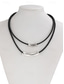 abordables Collier pour femme-Ensemble collier et bracelet bohème en alliage pour femme, bijoux superposés tendance pour les vacances à la plage, les tenues de villégiature, les looks d'été décontractés et la mode de tous les jours