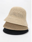 abordables Chapeaux pour femmes-Bob bohème tissé pour femme, chapeau de soleil pliable en polyester respirant, disponible en plusieurs couleurs, idéal pour les vacances à la plage, le quotidien, les voyages et les séjours estivaux.