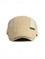 baratos Chapéus Masculinos-Boné masculino de malha de algodão, ajustável e respirável, estilo jornaleiro, ideal para uso casual diário, férias na praia, viagens e looks de verão ao ar livre.