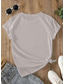 preiswerte Tiere T-Shirt-Ostern Damen T Shirt Druck Grafik Tiermotiv Cartoon Mode Stilvoll Klassisch Kurzarm Rundhalsausschnitt Normale Oberteile Lässig Täglich Wochenende Blau Hell Beige Schwarz Rosa Purpur Sommer Frühling
