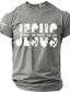 Недорогие Футболки с верой-Муж. Вера Футболка С короткими рукавами Футболка 3D печать Вырез под горло Рубашка Мода Оригинальный рисунок Простой Повседневные Для вечеринок Для улицы Красный Лето Весна Одежда S M L XL XXL XXXL