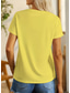 voordelige Dieren thee-Dames T-shirt Afdrukken Grafisch dier Hond Vintage Stijlvol Klassiek Korte mouw Strakke ronde hals V-hals Normale tops Casual Dagelijks blauw Wit / blauw Zwart Geel Khaki Zomer Lente