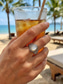 voordelige Dames ringen-Damesring in bohemian stijl van legering, goud &amp;Zilverkleurig, verkrijgbaar in verschillende maten, verstelbare pasvorm, perfect voor een strandvakantie, dagelijks casual gebruik, trendy boho-stijl