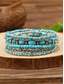 cheap Women's Bracelet-Women's Bohemian Turquoise Bracelet Set, Layered Beaded Statement Wrist Jewelry for Beach Vacation, Resort Wear, Casual Summer Outfits and Everyday Boho Styling