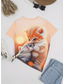 preiswerte Tiere T-Shirt-Ostern Damen T Shirt Druck Grafik Tiermotiv Cartoon Mode Stilvoll Klassisch Kurzarm Rundhalsausschnitt Normale Oberteile Lässig Täglich Wochenende Blau Hellgrün Orange Sommer Frühling