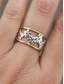 voordelige Dames ringen-Damesring in bohemian stijl met open ontwerp en bloemmotief, perfect voor een strandvakantie, dagelijks gebruik en als zomeraccessoire.