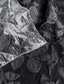 preiswerte Cocktailkleider-A-Linie Knöchellänge Abendkleid Cocktailkleider Elegant Blumen Halbarm U-Boot-Ausschnitt Hochzeit Formell Jacquard Tiefer Wasserfall-Rückenausschnitt mit Falten