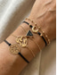 economico Bracciale da donna-Set di 6 bracciali impilabili da donna in stile boho, bracciali a strati con ciondoli multi-design in lega, perfetti per le vacanze al mare. &amp;abbigliamento casual quotidiano