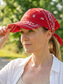 cheap Women's Hats-Women's Bandana Baseball Cap, Breathable Polyester Tie Back Sun Hat, Paisley Print Head Scarf Cap for Summer Beach Vacation, Riding, Camping, Casual Outdoor Wear