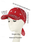 cheap Women's Hats-Women's Bandana Baseball Cap, Breathable Polyester Tie Back Sun Hat, Paisley Print Head Scarf Cap for Summer Beach Vacation, Riding, Camping, Casual Outdoor Wear