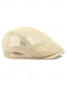 voordelige Herenhoeden-Heren baret van mesh polyester, meerkleurige, ademende, verstelbare platte pet voor buitenactiviteiten zoals vissen, reizen en vakanties, en dagelijks casual gebruik.
